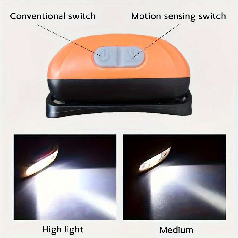 Portable Lamp Items Orange Headlight Quantity 1Pc