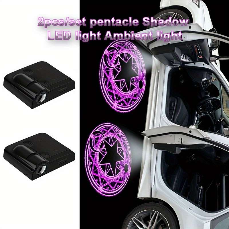 Car Lights Color 2Pcsblack