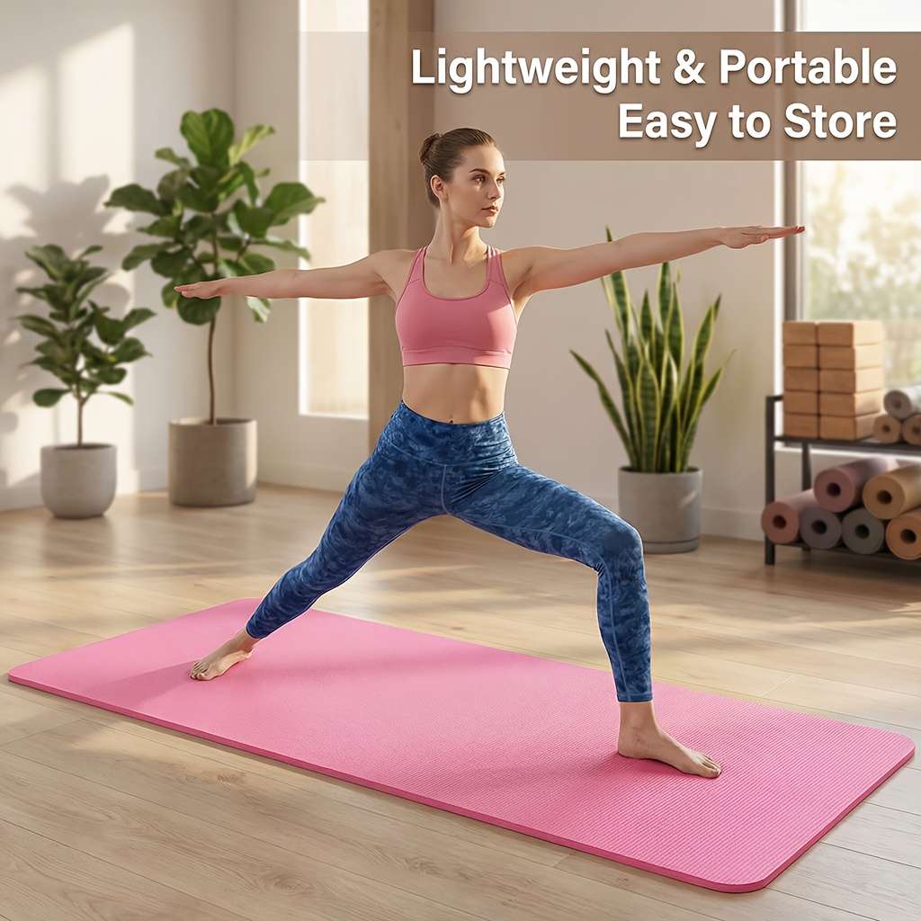 Yoga Mat Romantic Powder Thickness 1.5Cm