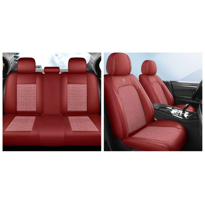 Car Seat Cushion 5Pcs Martha Red