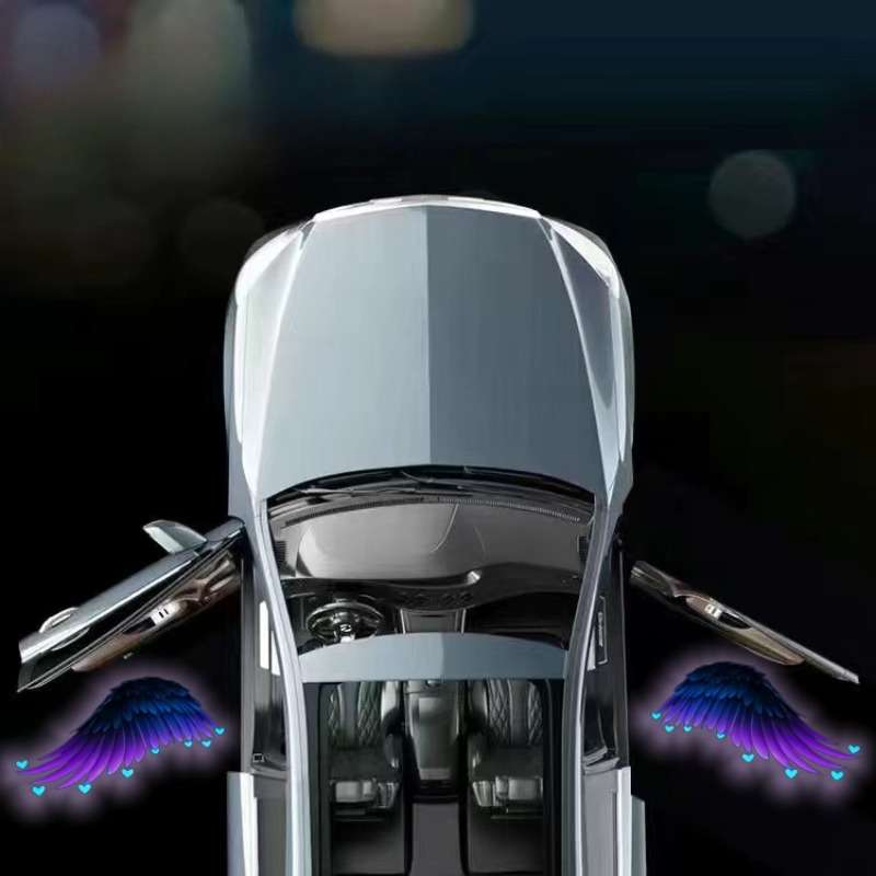 Car Lights Color Black Purple Quantity 2Pcs