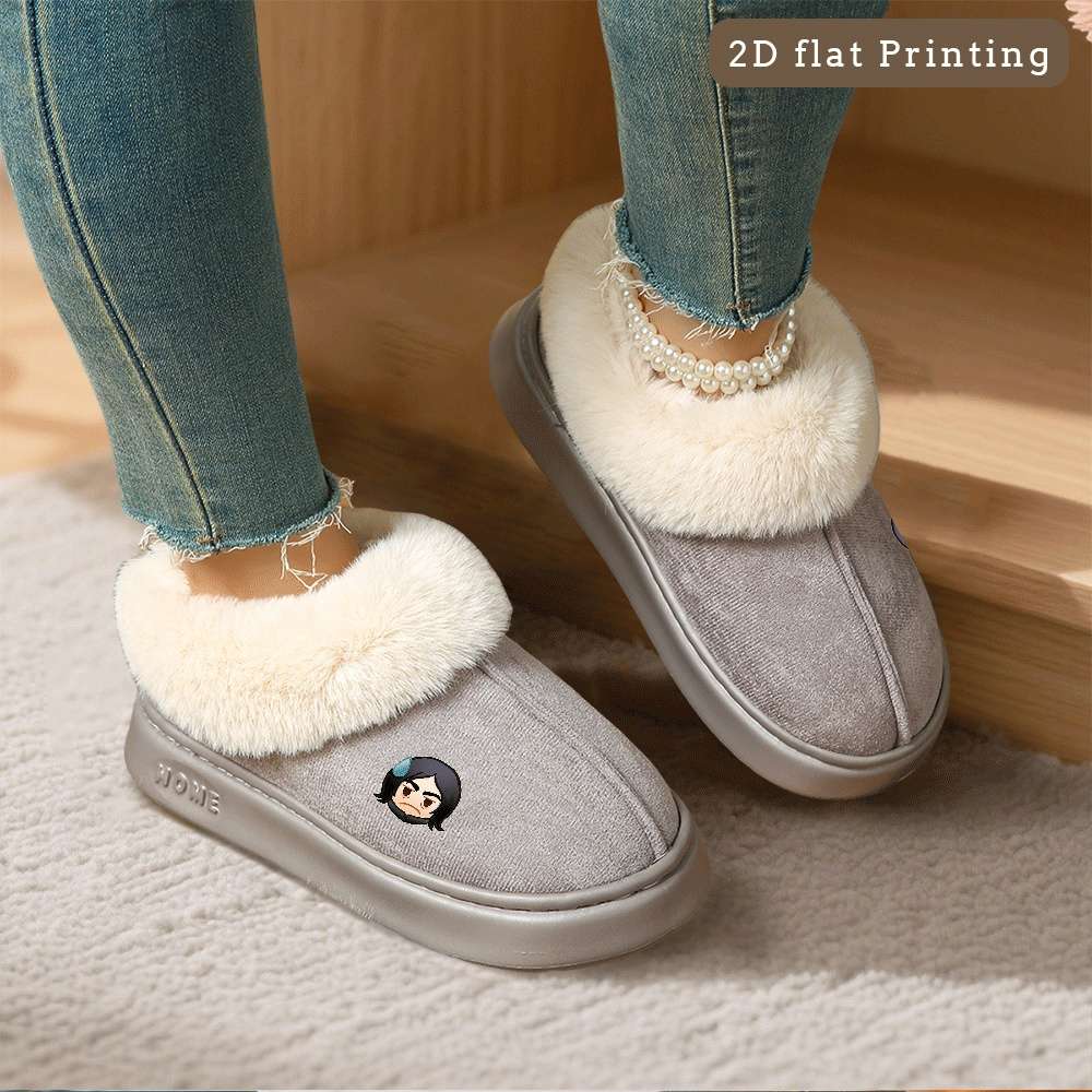 Cotton Slippers Color Brown Sizeuk 7
