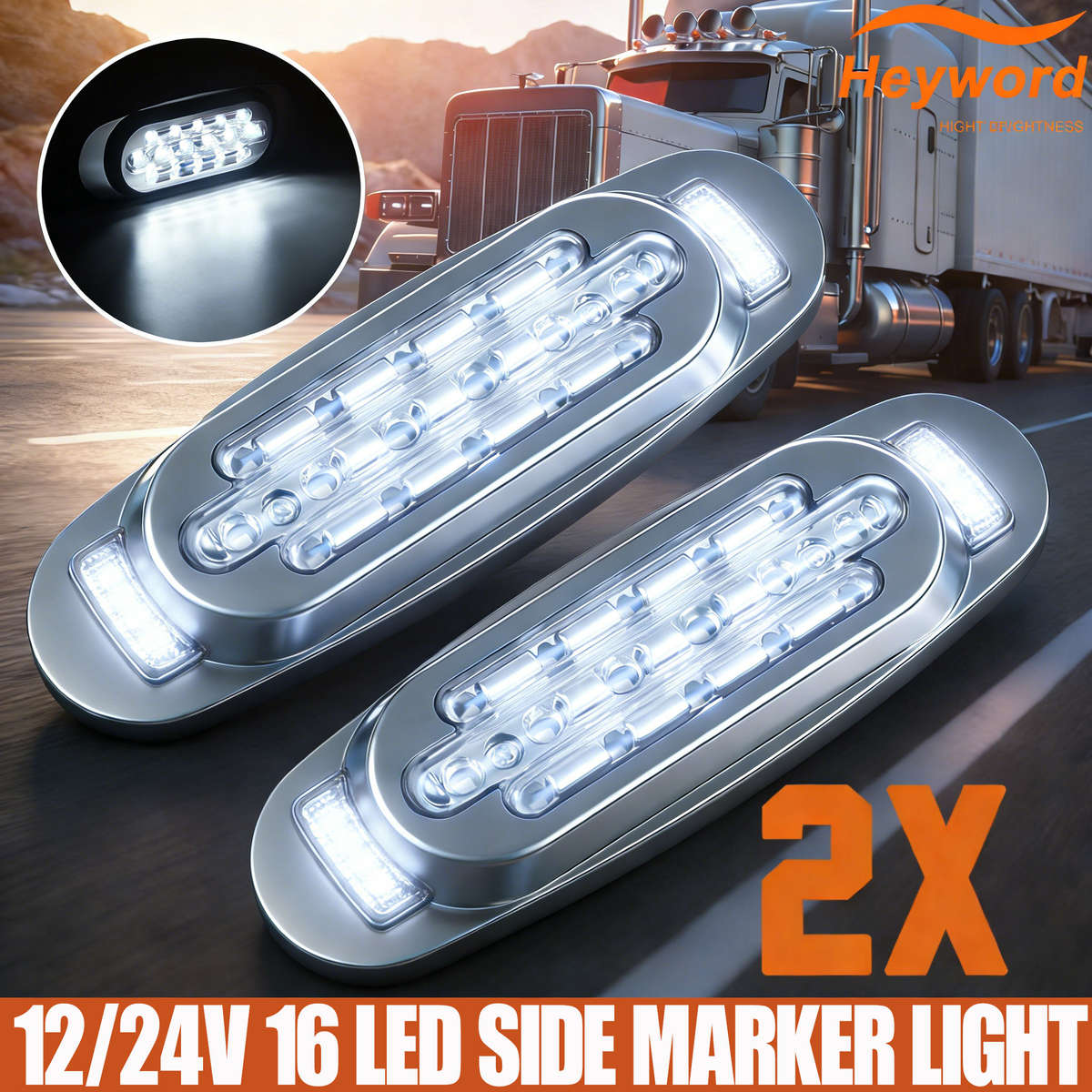 Car Lights Color White Quantity 2Pcs