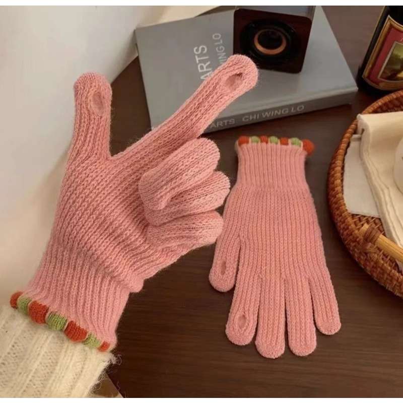 Gloves Color Green Sugar Beans