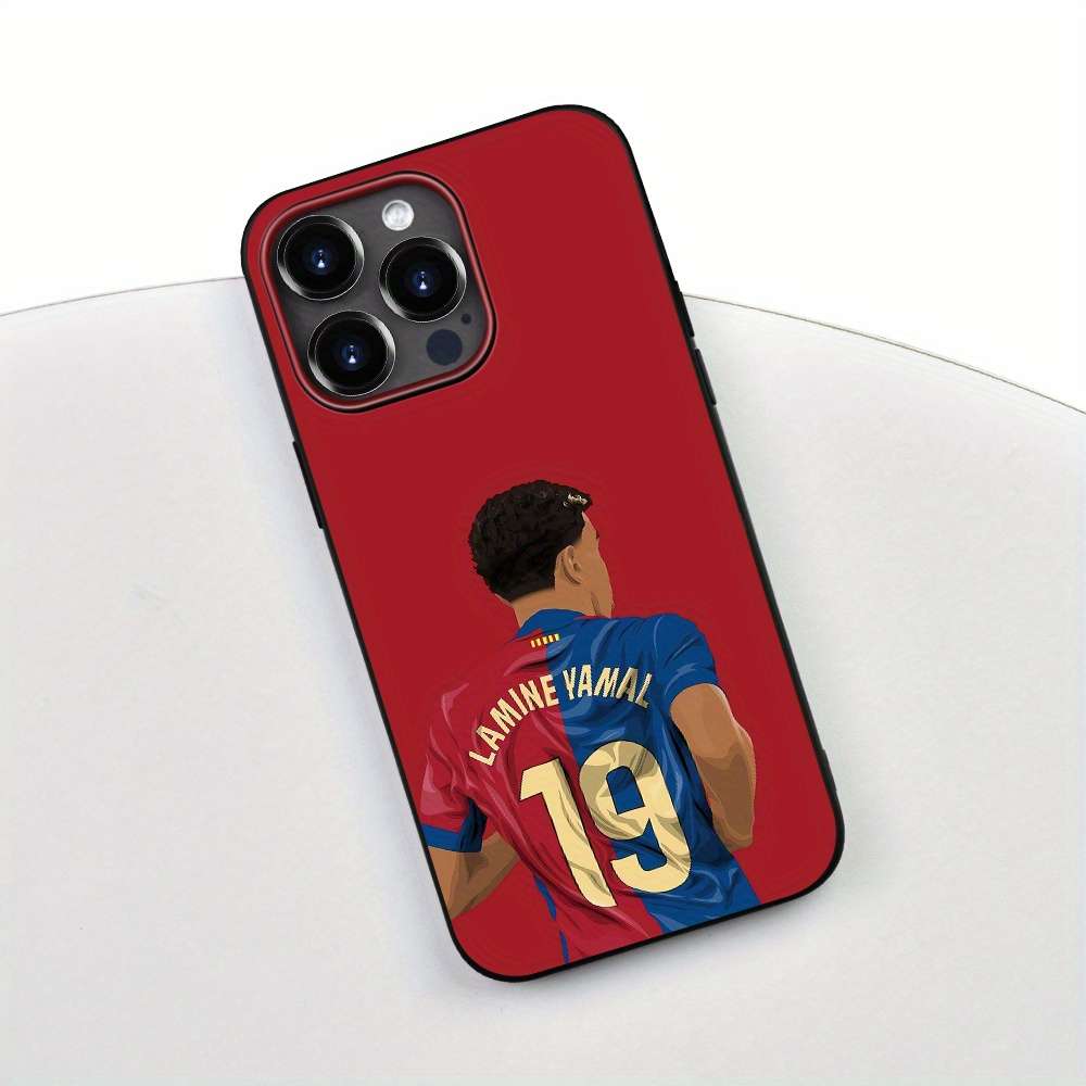 1Pc Black For iPhone 7 Plus Jersey Design Phone Case
