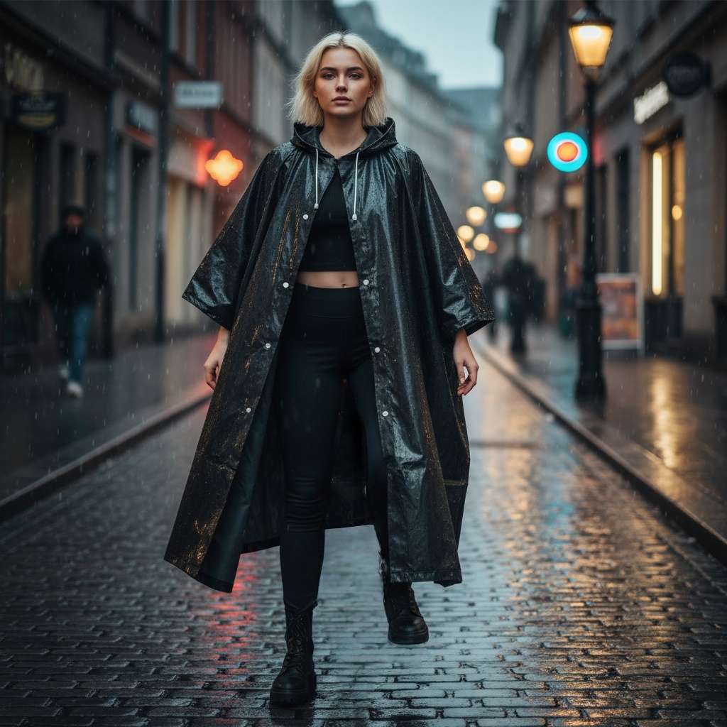 Raincoat Standard Size Universally Applicable Style Men'S And Women'S Universal Windproof Ride