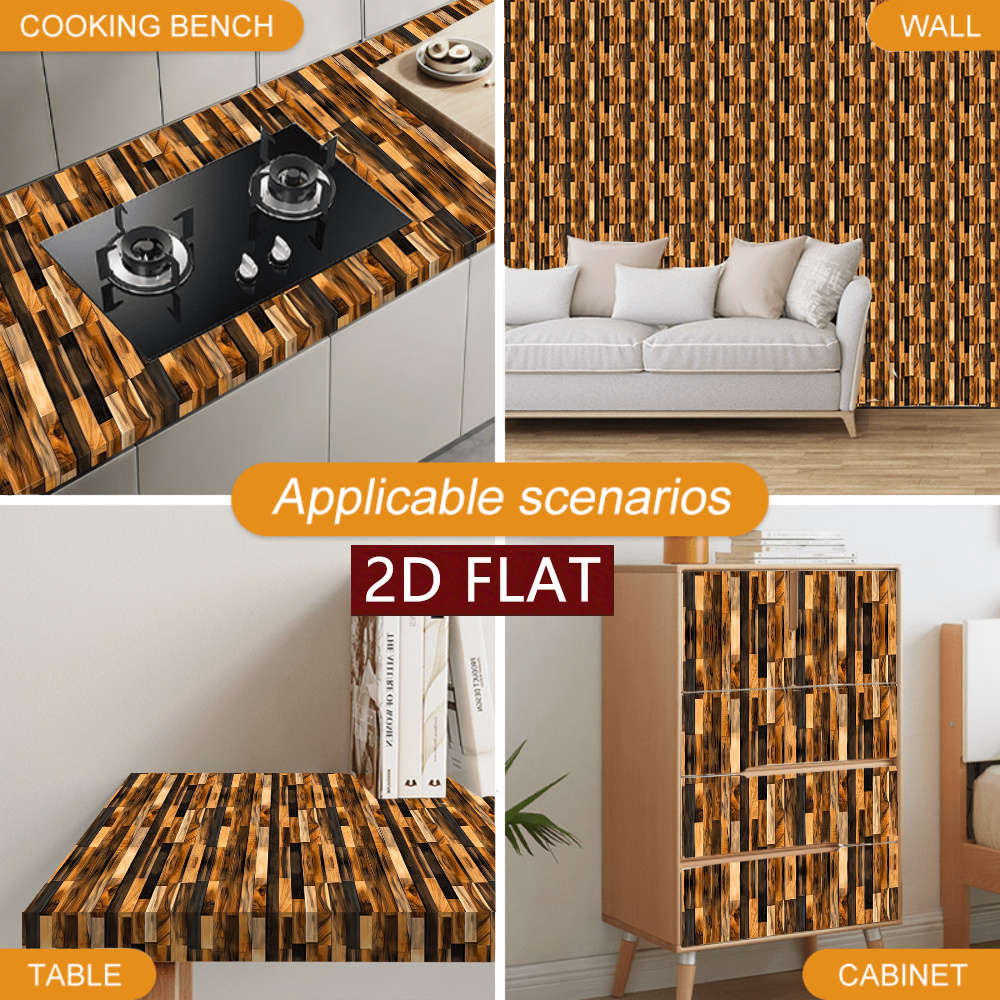Self Adhesive Floor Stickers 5.91X5.91Inch15X15Cm 10Pcs