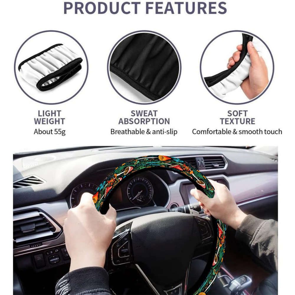 Car Steering Wheel Cover Polyester Quantity