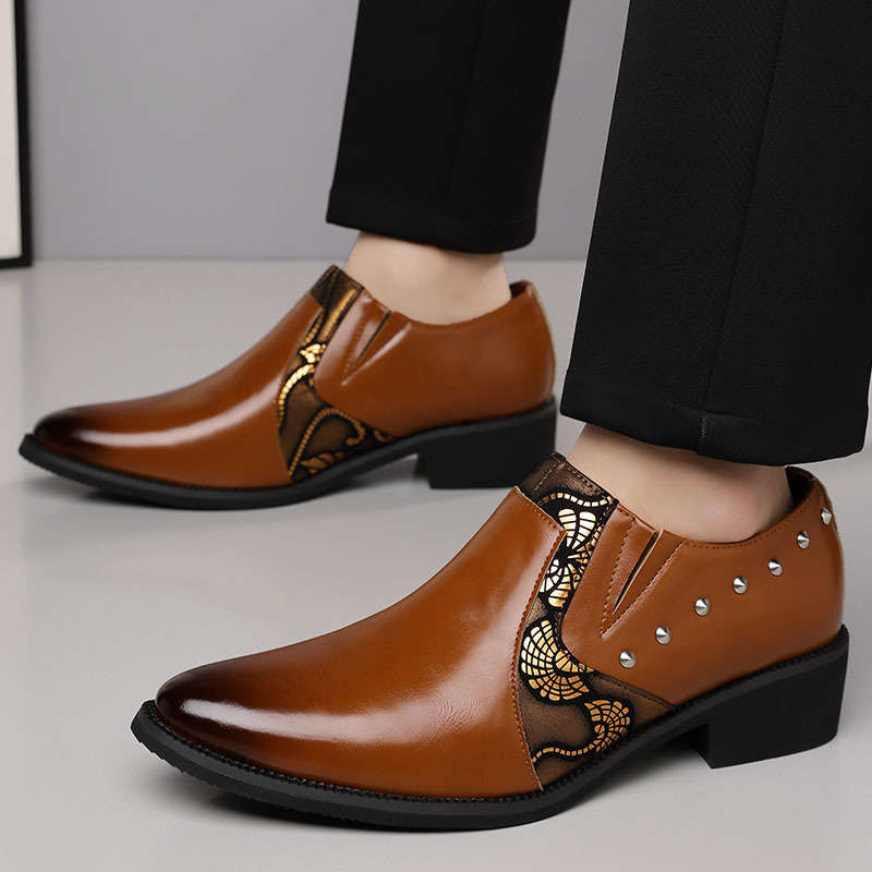 Mens Leather Shoes Color Brown Sizeuk 10