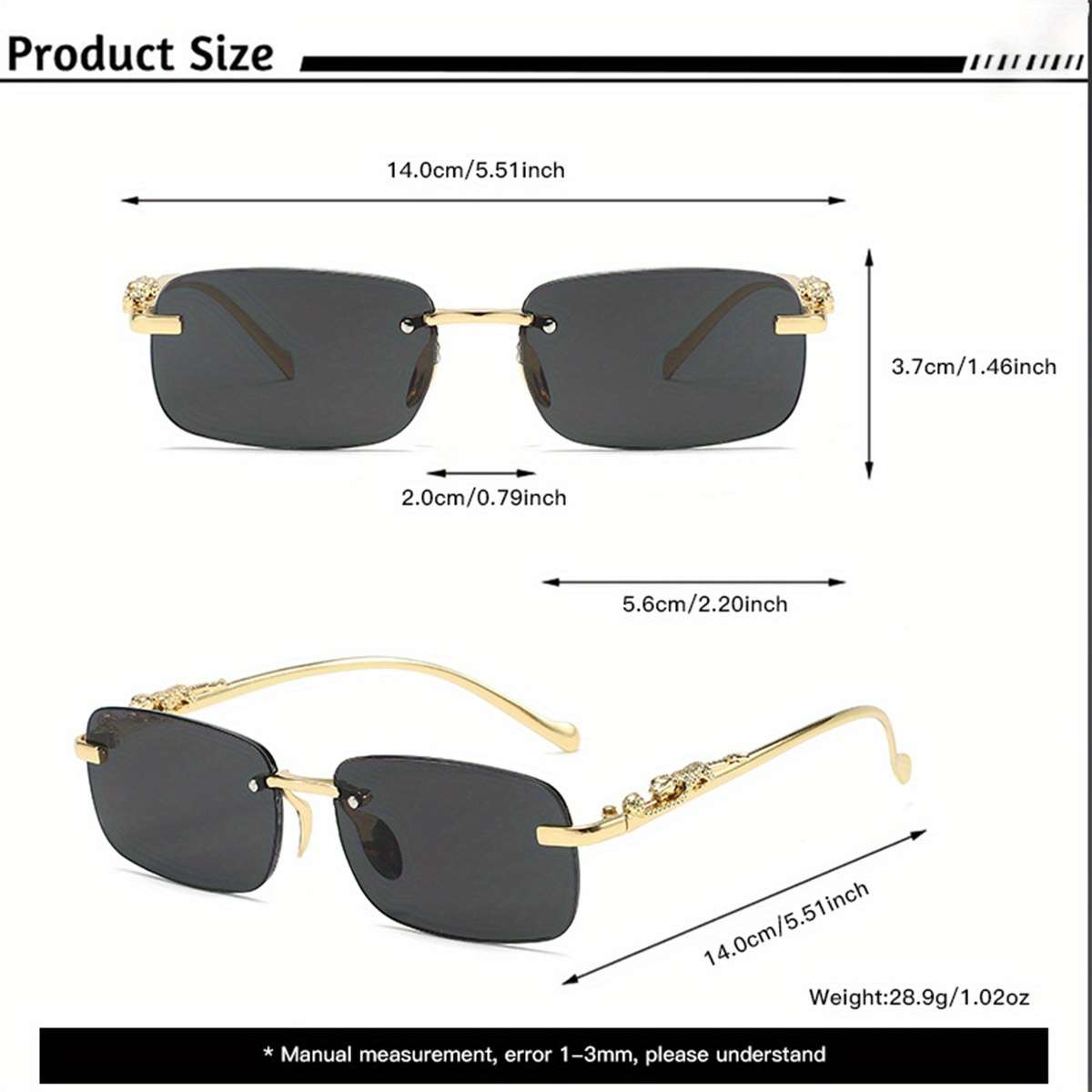 Mens Glasses Color 2Pc Brown