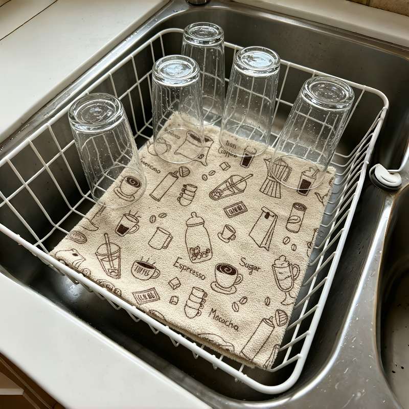 Rag Quantity Coffee 2 Rolls 40Pcs