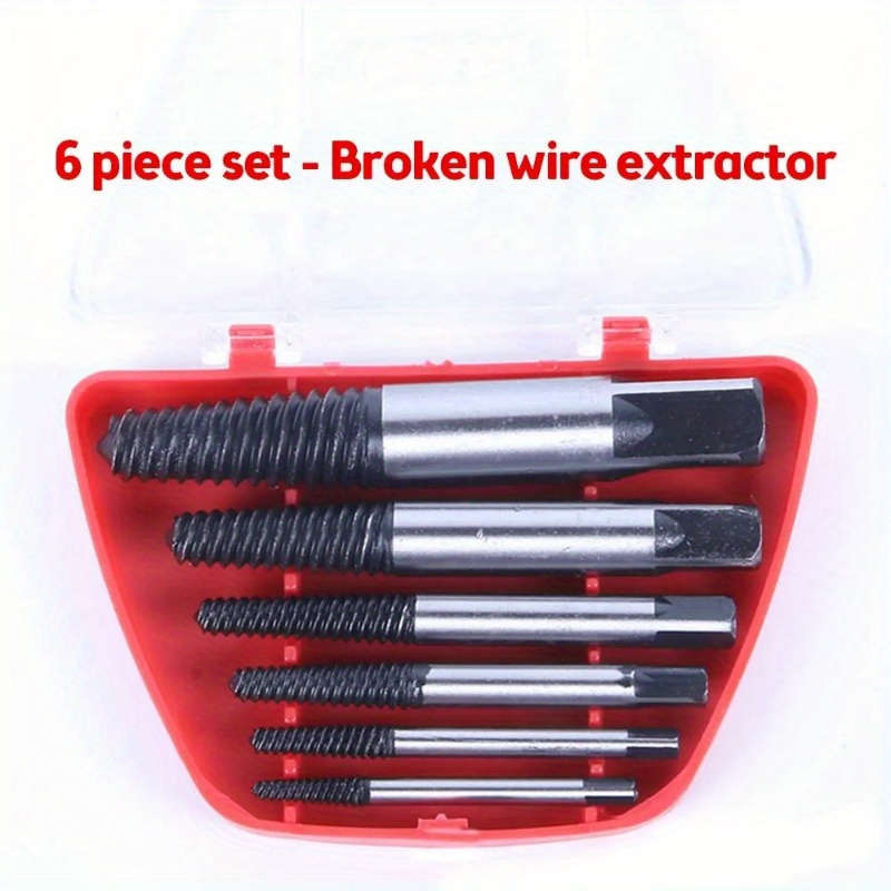 5-Piece Steel BrokenBBolt And Screw Remover Set