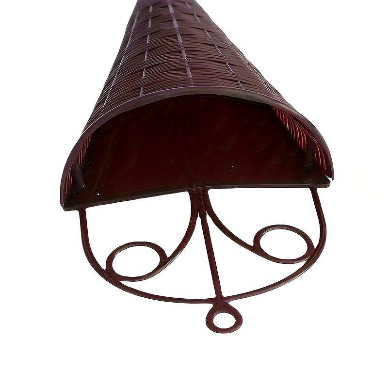 Flowerpot Quantity 3 Brown Triangular Rattan Baskets