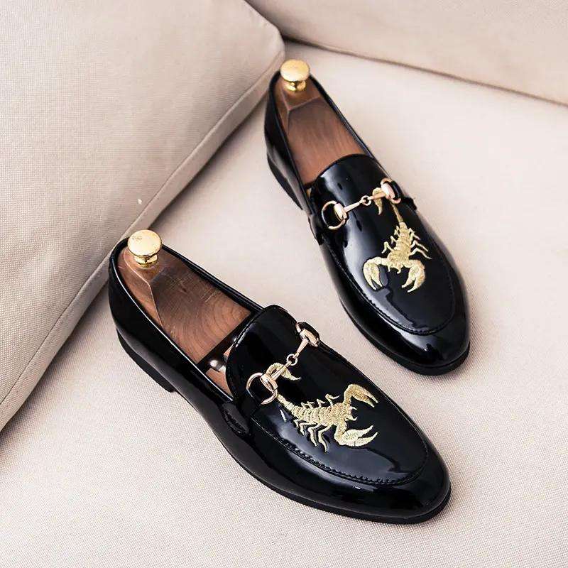 Mens Leather Shoes Color Black Sizeuk 7