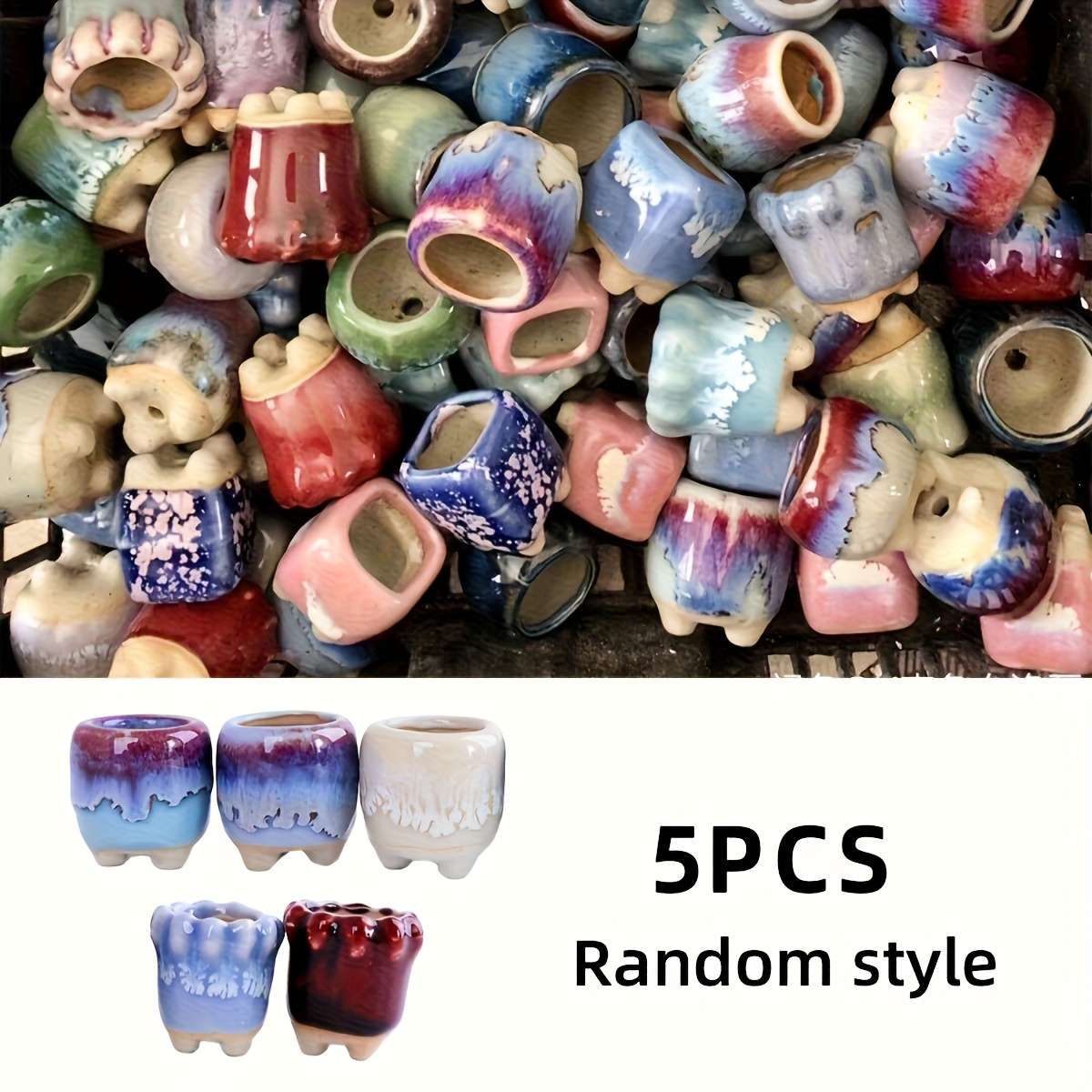 Flowerpot Quantity 3 Random Styles