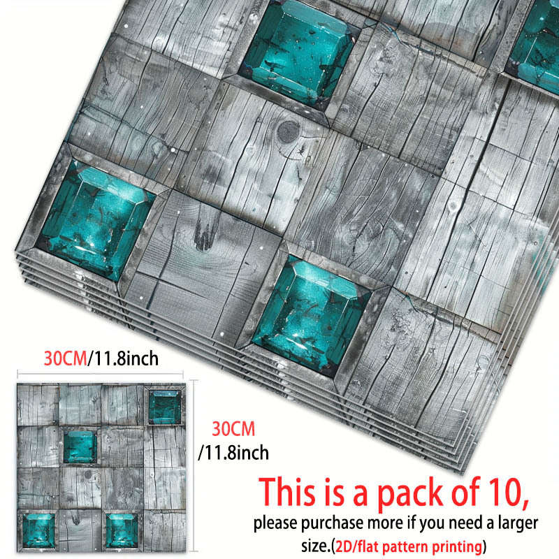 Self Adhesive Floor Stickers 11.81X11.81In30Cm