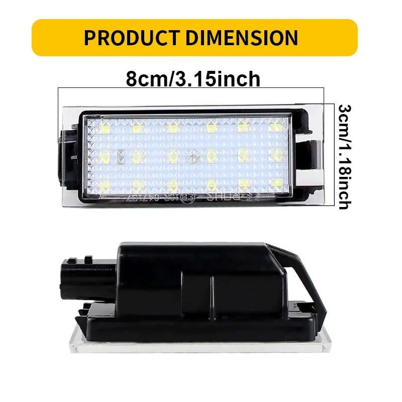 Car Lights Color 2Pcs Led Light