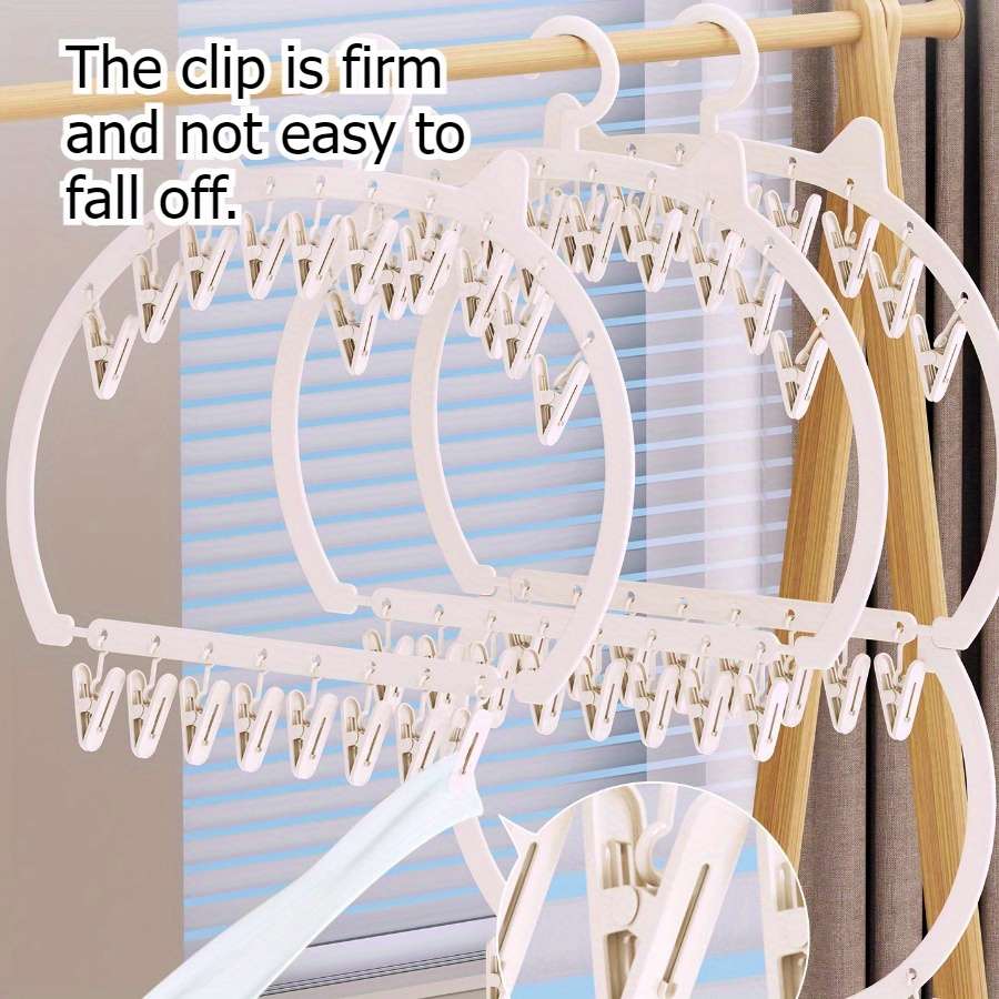 Clothes Rack White Quantity Single Layer18 Clips
