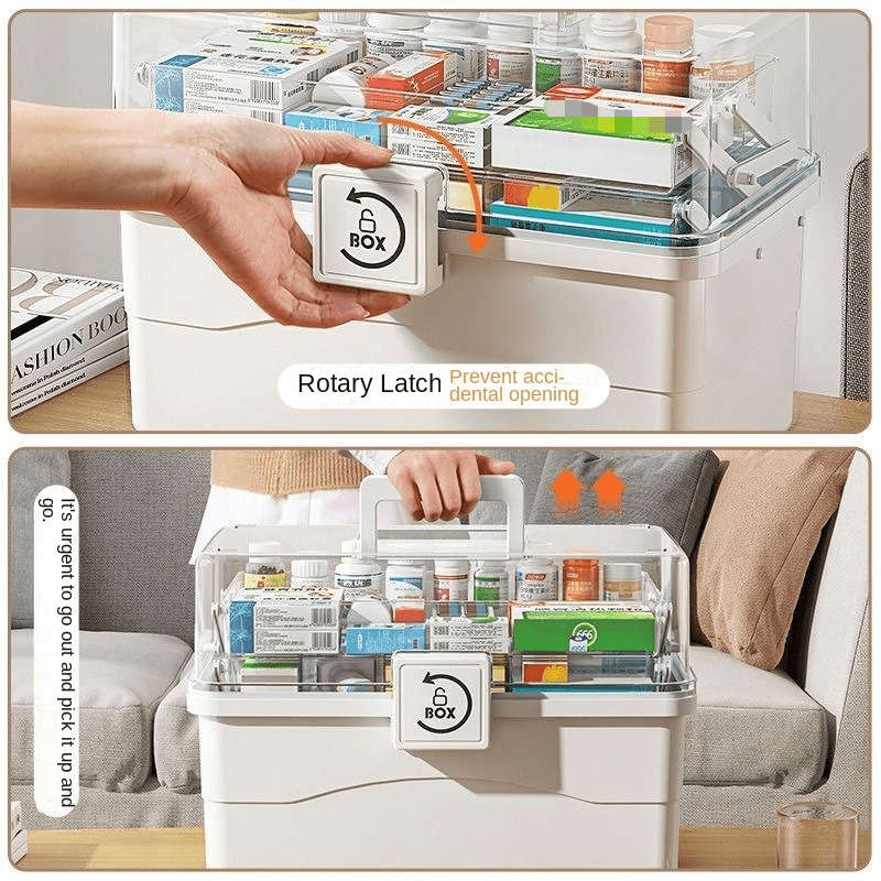 Antibacterial Box Ivory White Big Mac 38*21.5*27.5Cm