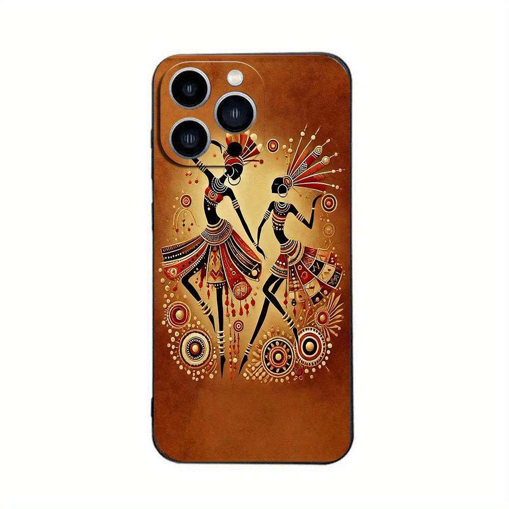 1Pc Black For iPhone 11 African Beauty Phone Case
