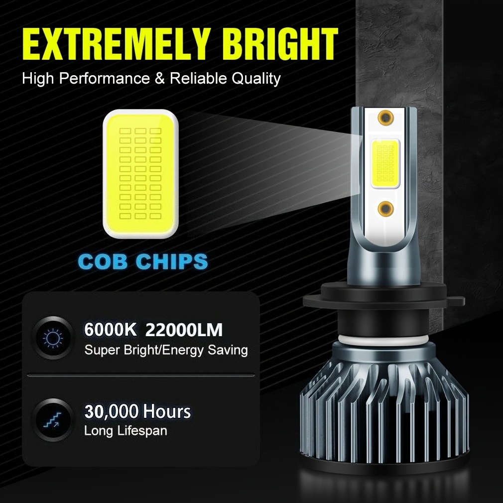 Car Lights Color 2Pcs H7