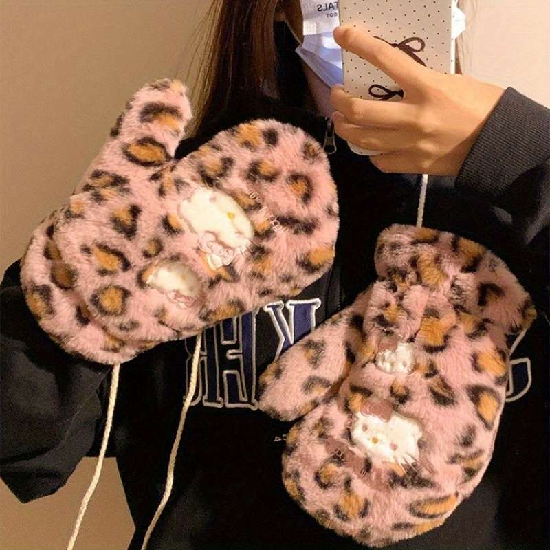 Winter Gloves Color White