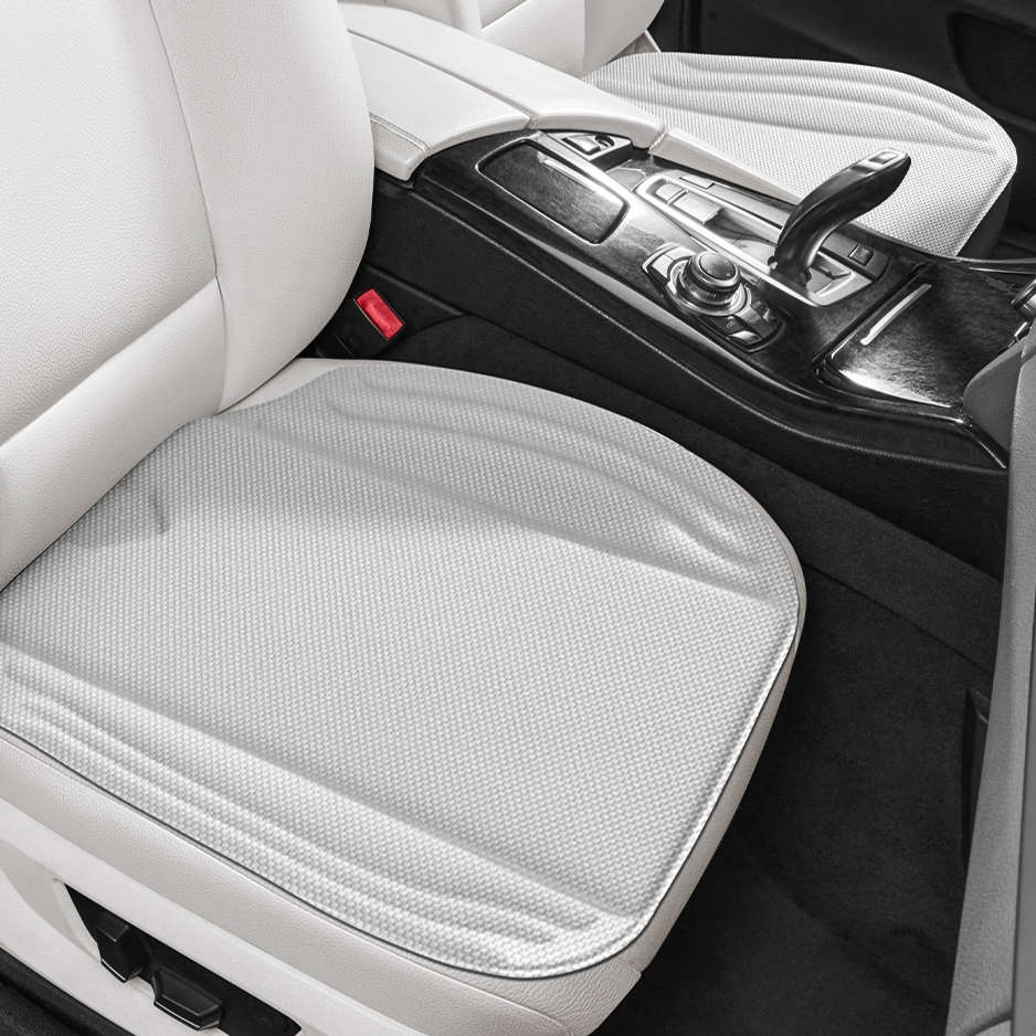 Car Seat Cushion 2Pcs Square Pad Red