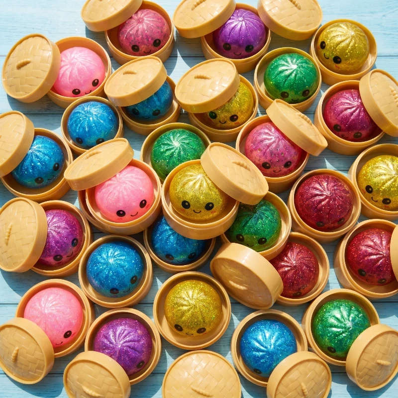 Squeezable Toys Style 2 Emoticons 2 Lids 2 Bases 6 Piece Set Random