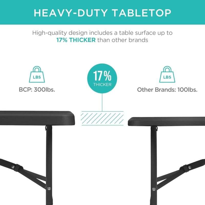 Folding Table Color Black