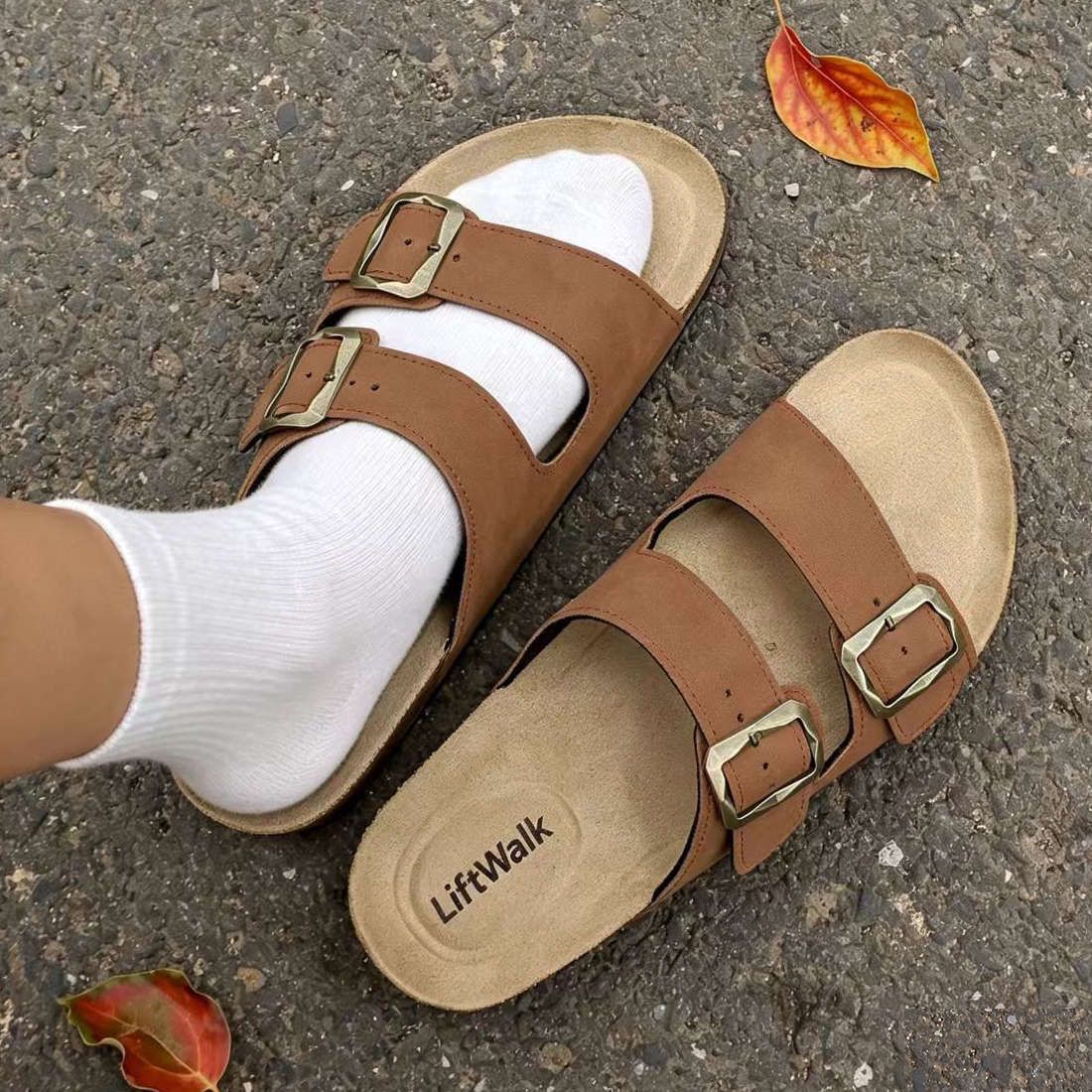 Sandals Color Light Brown 1 Size Uk 8.5