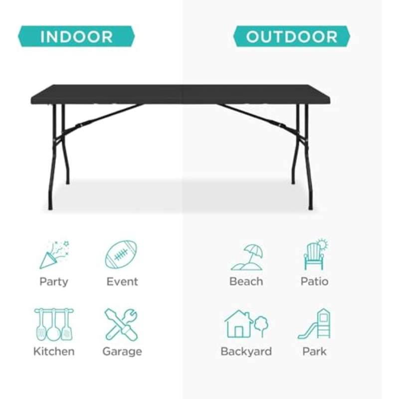 Folding Table Color Black