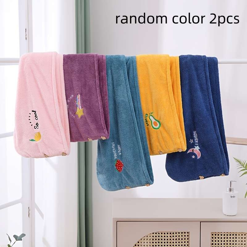 Hair Turban Random Color Quantity 2Pcs