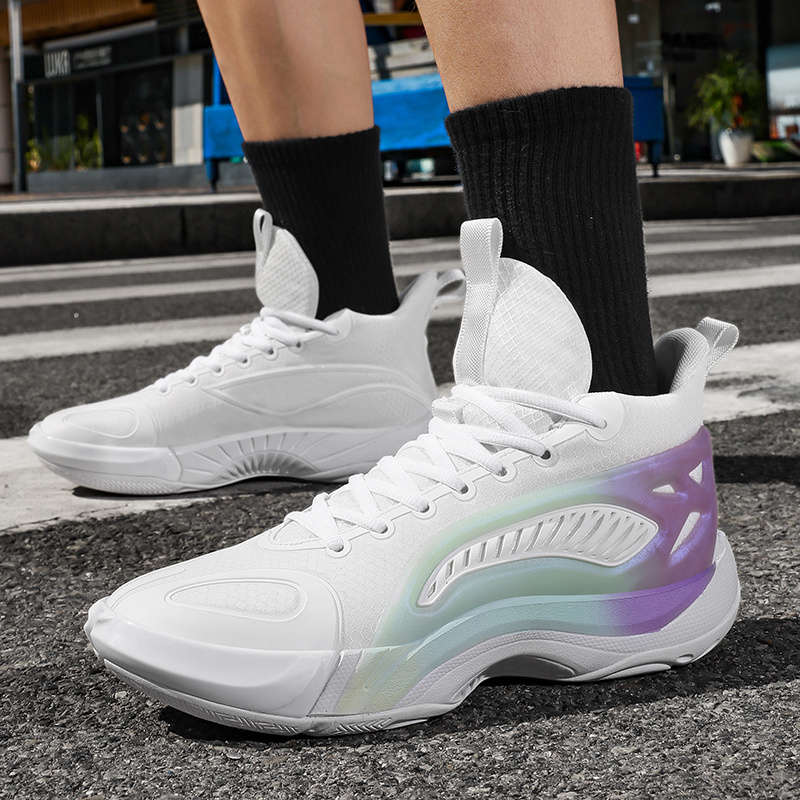 Sneakers White Purple Size Uk 7
