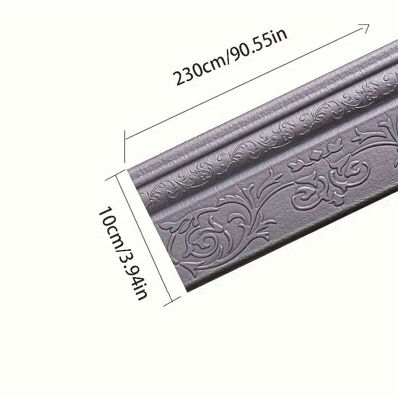 Skirting Board Grey Quantity 2 Rolls
