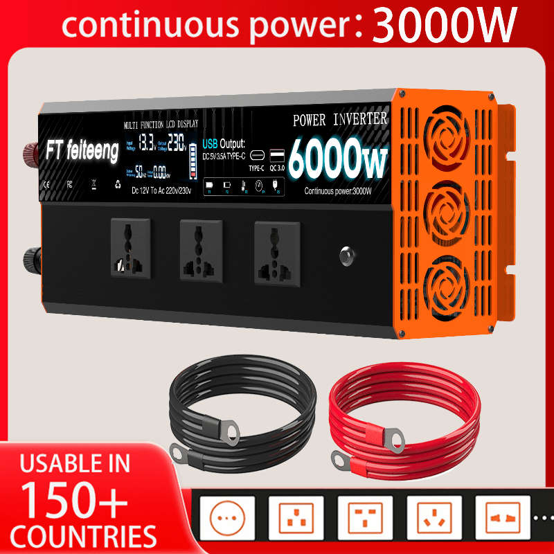Inverter Color 2000W Universal Socket
