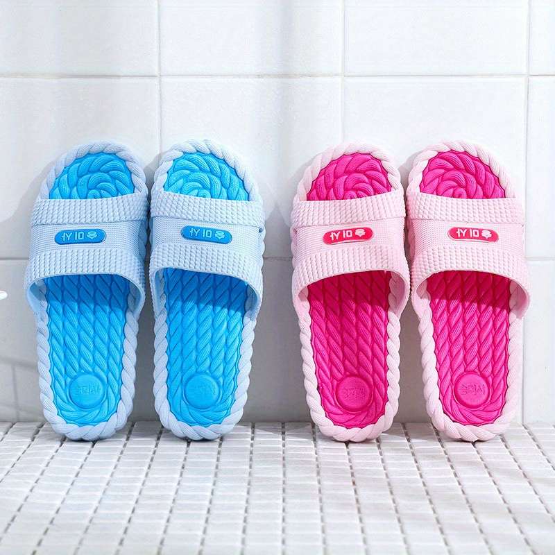 Men Slippers Summer Style Light Grey Size Uk 7