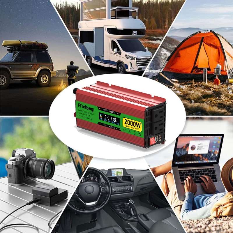 Inverter Model 2000W Itemsred Lcd 2Ac