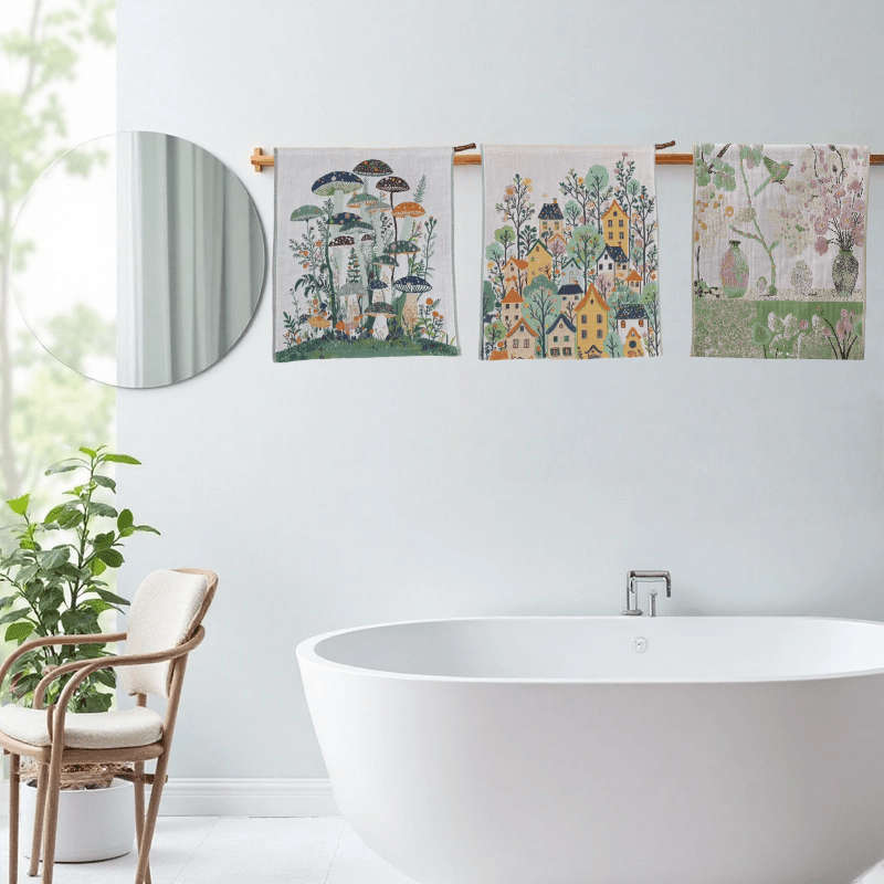 Towel Model Mushroom City  3Pcs