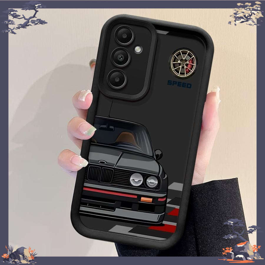 Phone Case Black Compatible Model Galaxy A7 2018