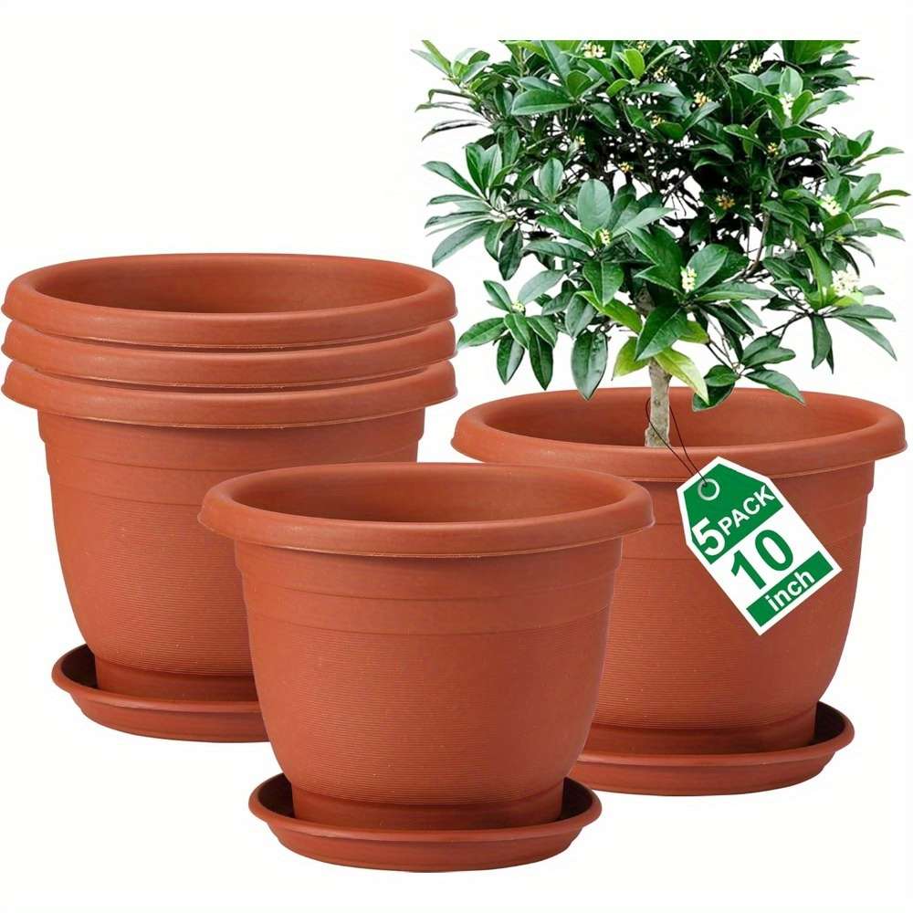 Flowerpot Size 25.4 Cm 5 Pack