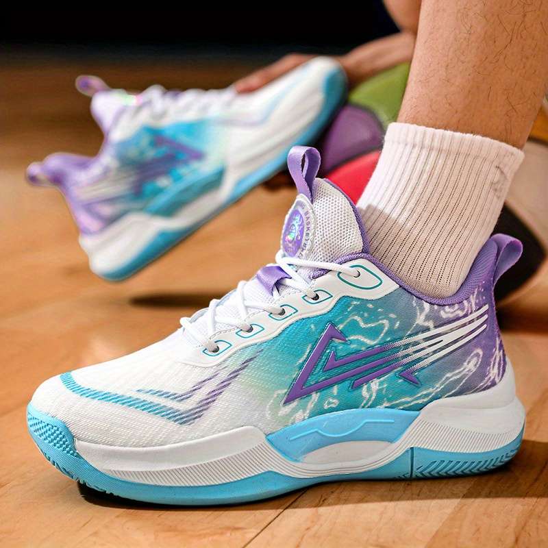 Sneakers White Purple Size Uk 7.5