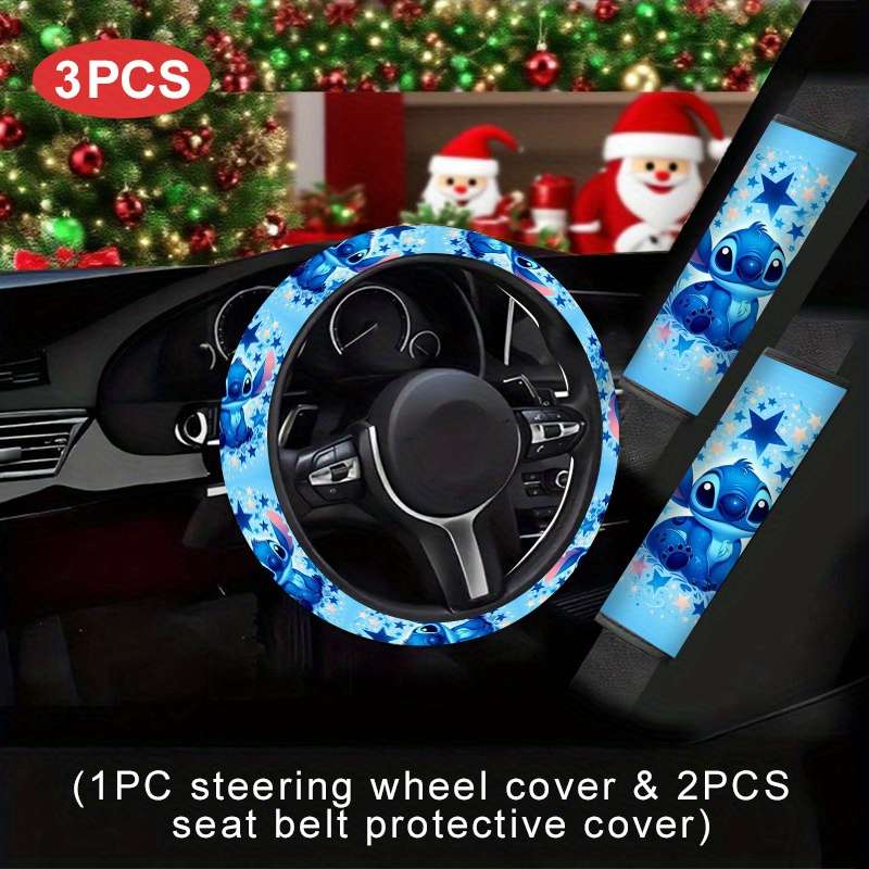 Car Steering Wheel Cover 3Pcs
