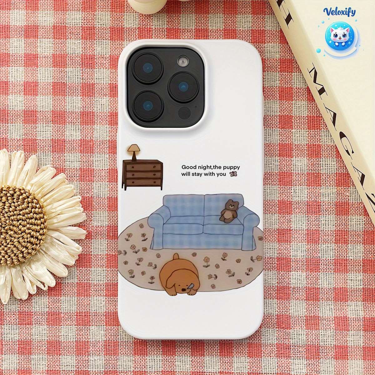1Pc Mixed Color For iPhone 12 Mini Dog Design Phone Case