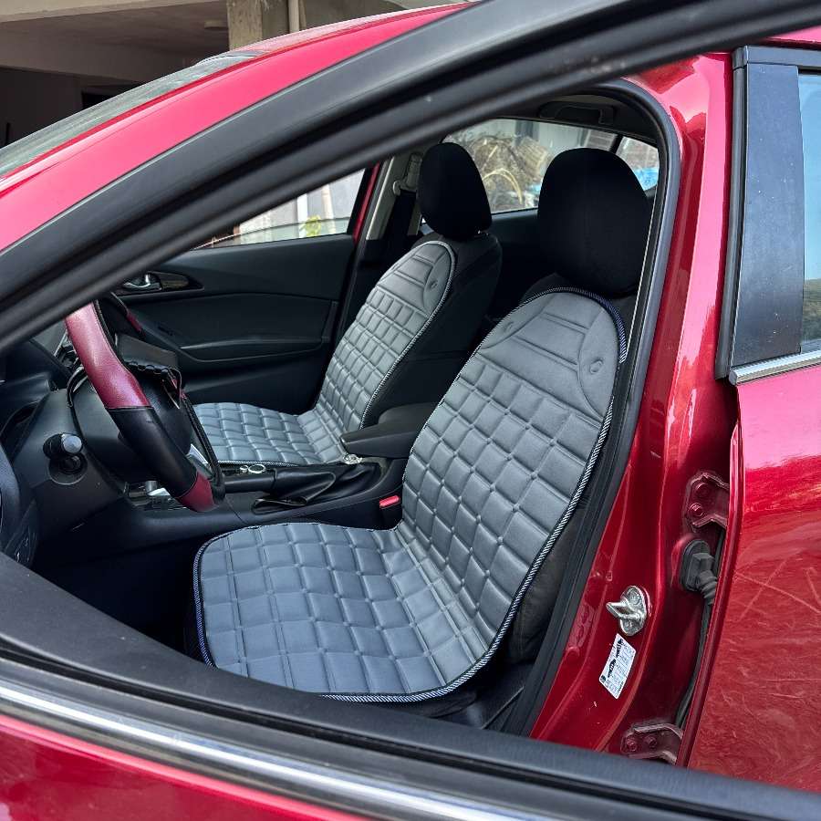 Car Seat Cushion Grey Size 2 Seats