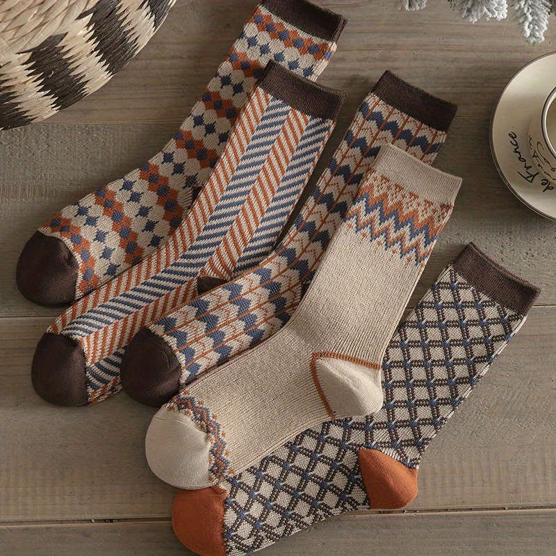 Women S Socks Color 5Pairs Mixed Colors Size Onesize