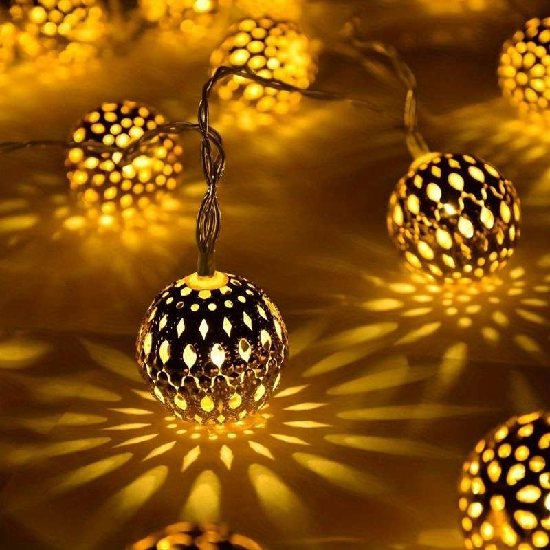 Christmas Lights Warm Size 7M 22.96Ft 50Led