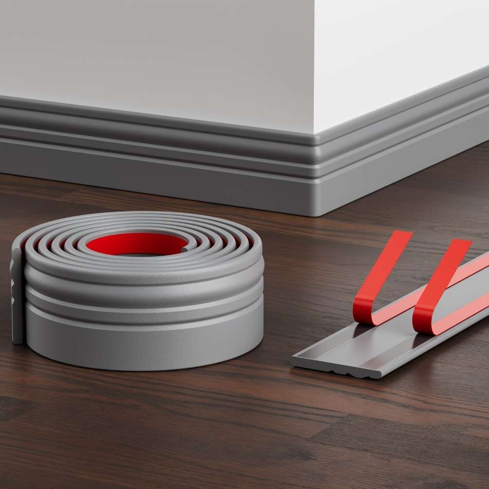 Skirting Board 1 Satz Size Schwarz