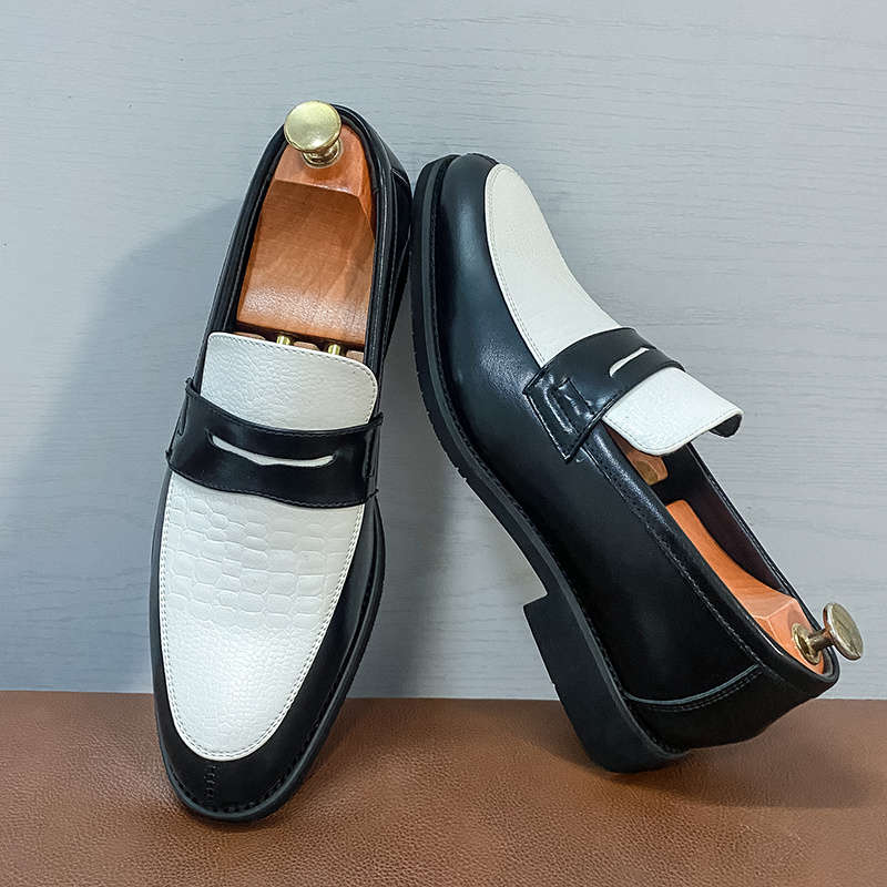 Mens Leather Shoes Color White Sizeuk 7
