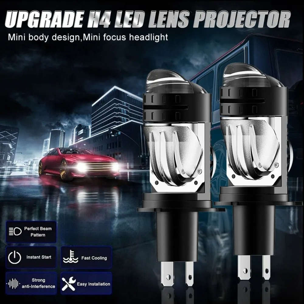 Car Lights Color 2Pcs H4