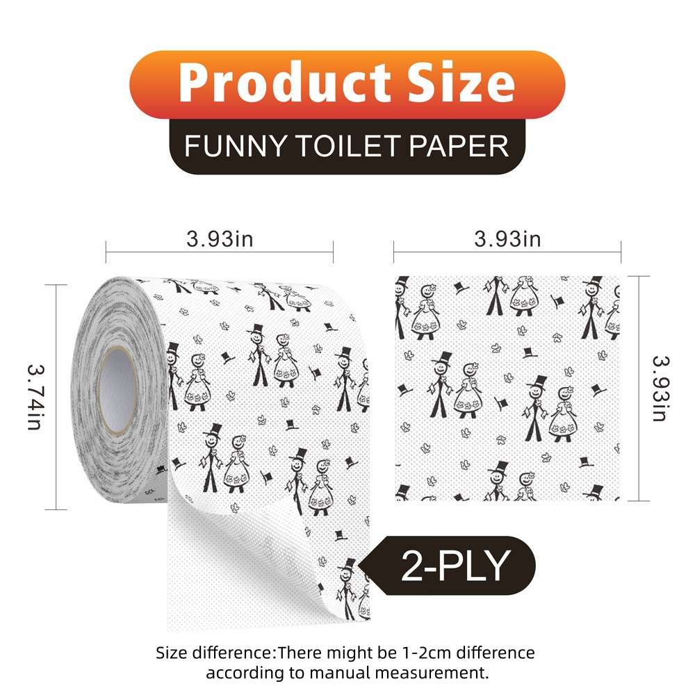 Toilet Paper Items 4Pcs Style 1
